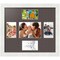 ArtToFrames Collage Photo Picture Frame with 1 - 5x7 and 4 - 3x5 inch Openings, Framed in White with Over 62 Mat Color Options and Regular Glass (CSM-3966-331)
